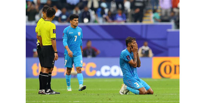 भारत सीरियाकडून 0-1 ने पराभूत India lost 0-1 to Syria