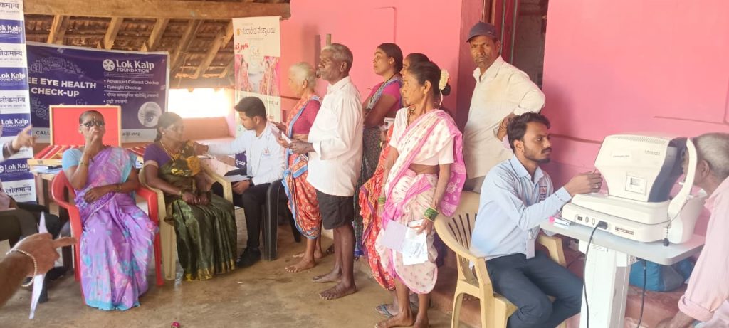 Ophthalmology Camp at Chorla by Lokkalp-Nandadeep Eye Hospital