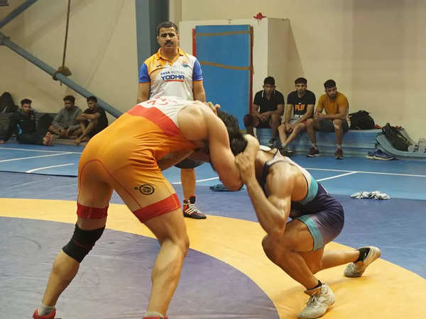 National Wrestling Camp in February