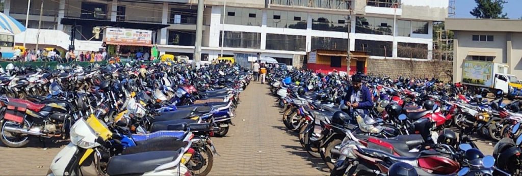 Finally parking arrangement at bus station