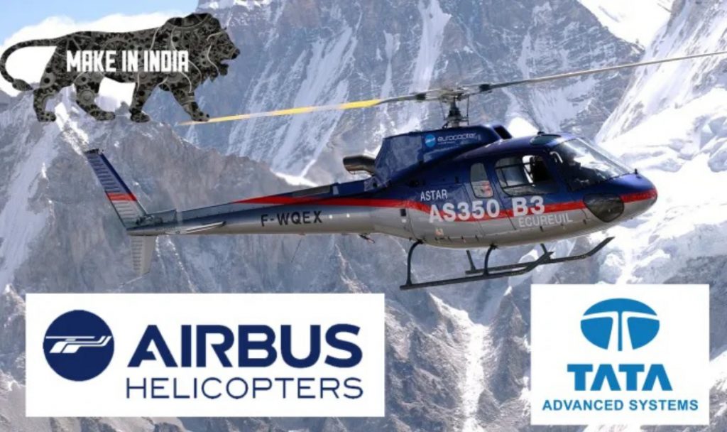 एअरबस, टाटा समूह करणार हेलिकॉप्टर निर्मिती Airbus, Tata group to manufacture helicopters