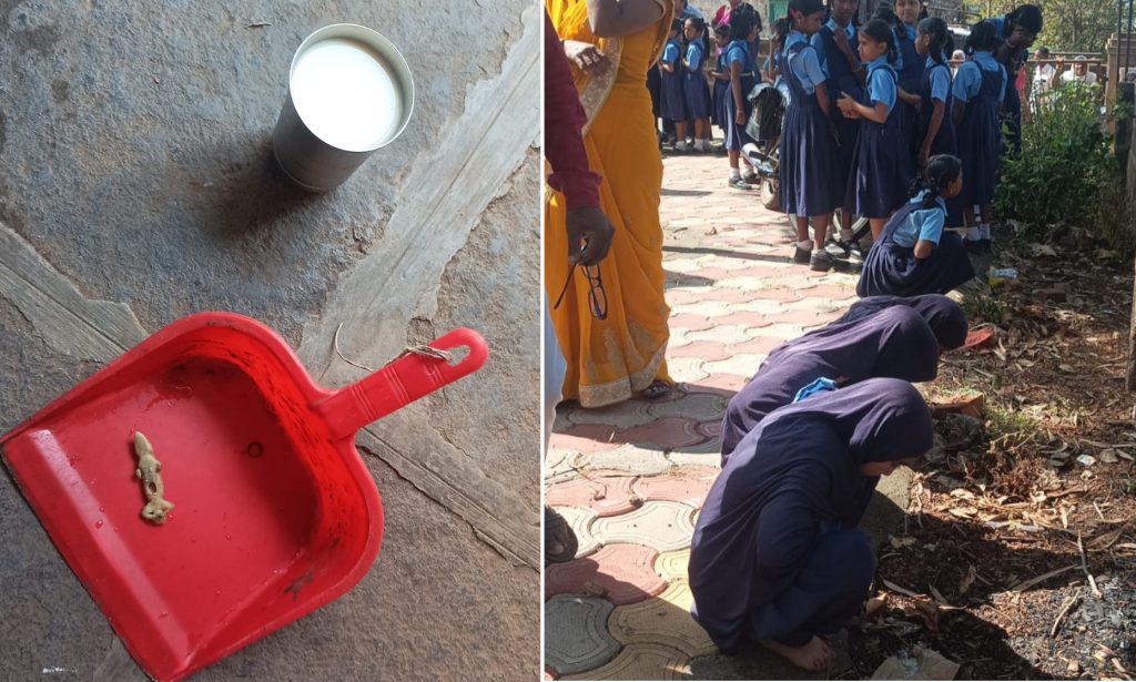 Pupils poisoned by milk at school
