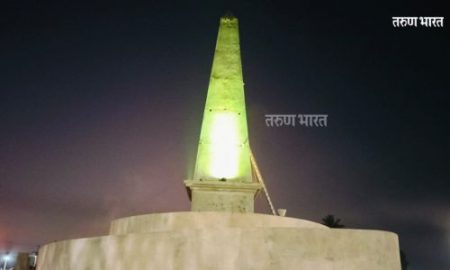 भीमा कोरेगावच्या विजय स्तंभाची प्रतिकृती; 206 व्या शौर्य दिनानिमित्त अनोख्य़ा पद्धतीने अभिवादन; आंबेडकरी बांधवांची अलोट गर्दी