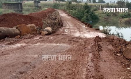 धामणी खोऱ्यात पावसामुळे रस्ते बनले चिखलमय…! Dhamani valley