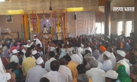 कसबा बीड परिसरात रामलल्लाच्या अक्षता वाहून रामनामाच्या नामाचा गजर Kasba Beed