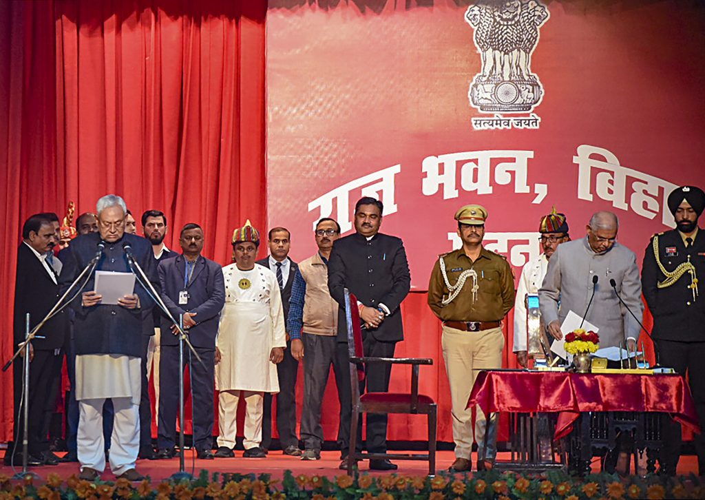 Nitish Kumar is the Chief Minister of Bihar for the ninth time