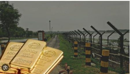 बांगलादेश सीमेवर 3 कोटींचे सोने जप्त; एकाला अटक 3 crore gold seized at Bangladesh border; One arrested