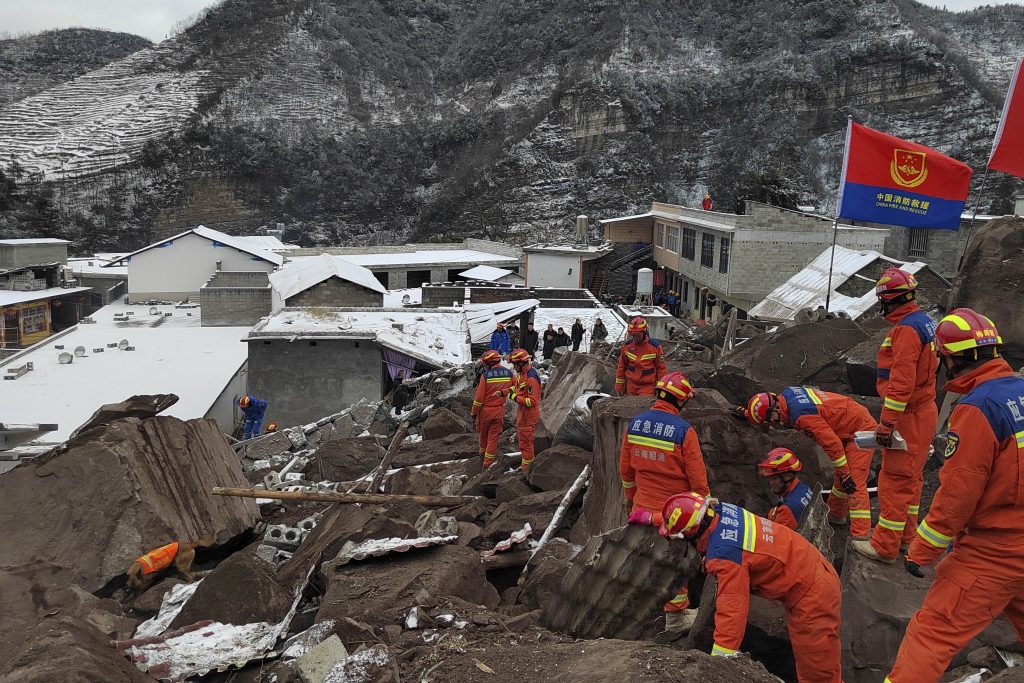 Landslide in China, 47 people under rubble