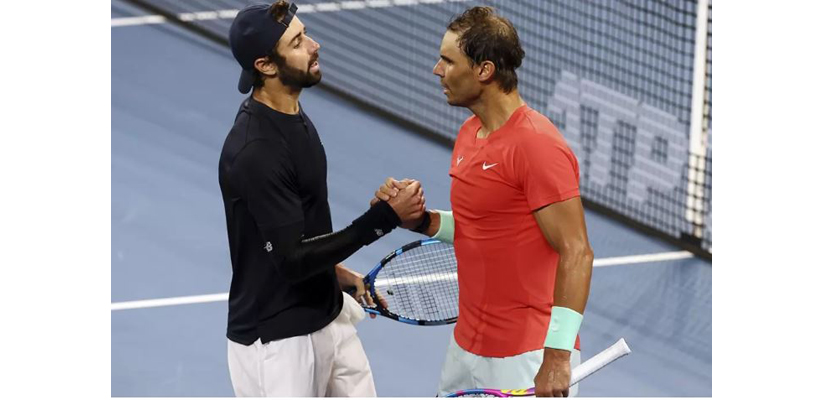 Thomson beats Nadal in semi-finals