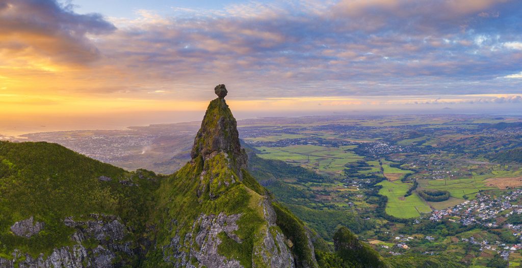 A peak that looks like a thumb