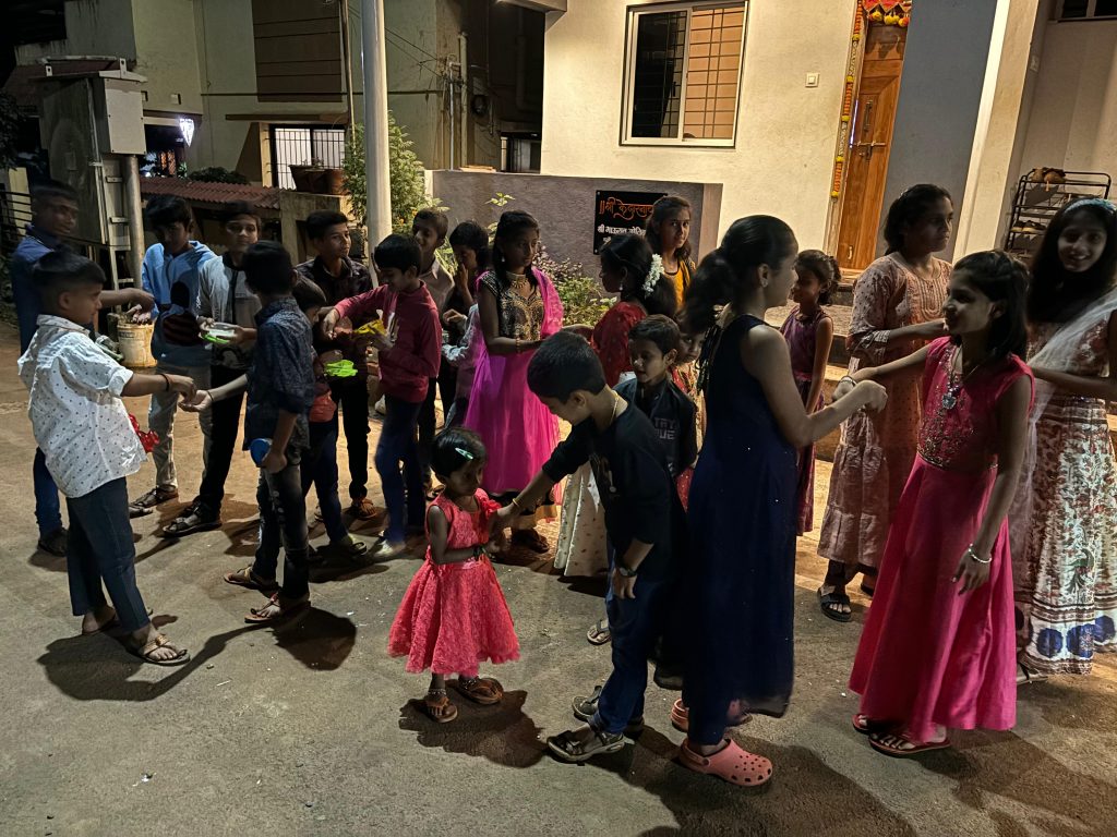 Makar Sankranti celebration in city area