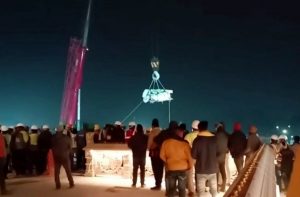 Installation of Lord Ramlalla in the sanctum sanctorum