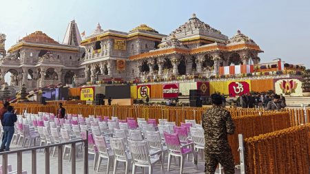 अयोध्येत आज प्रभुरामांच्या प्राणप्रतिष्ठेचा भव्य सोहळा Ayodhya saffron, country Rammay!
