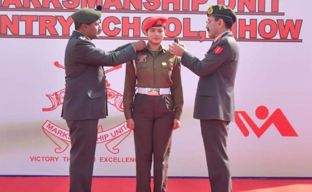 प्रिती रजक लष्कराच्या पहिल्या महिला सुभेदार Priti Rajak was the first woman Subedar of the Army