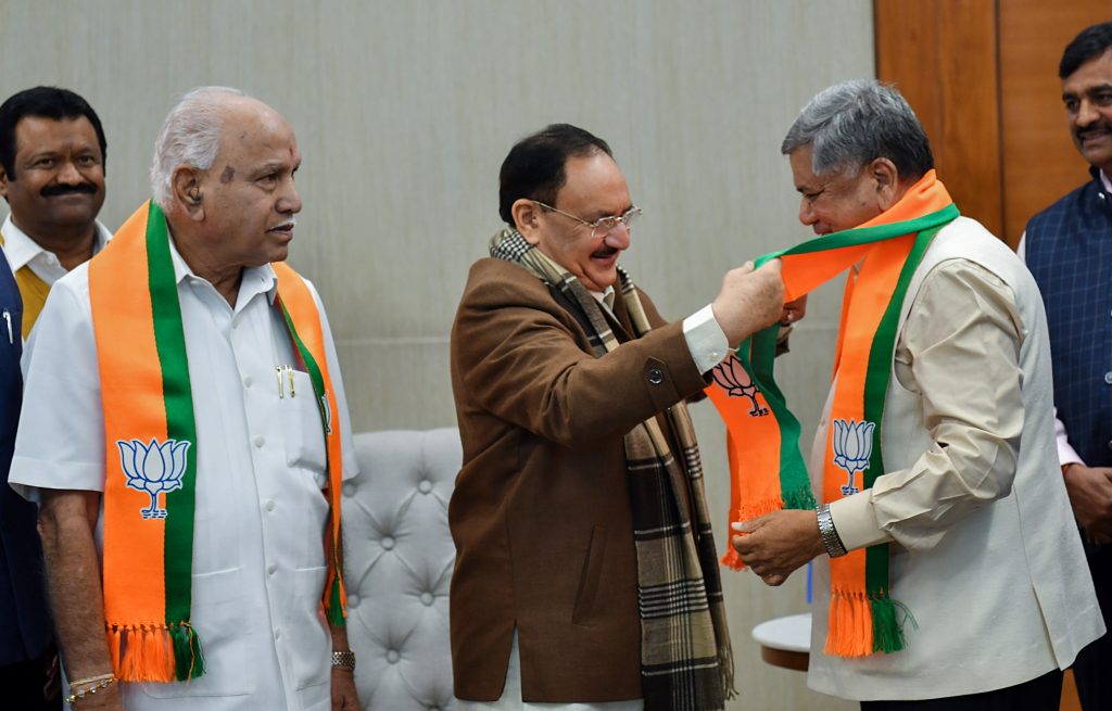 जगदीश शेट्टर यांची घरवापसी Homecoming of Jagdish Shettar