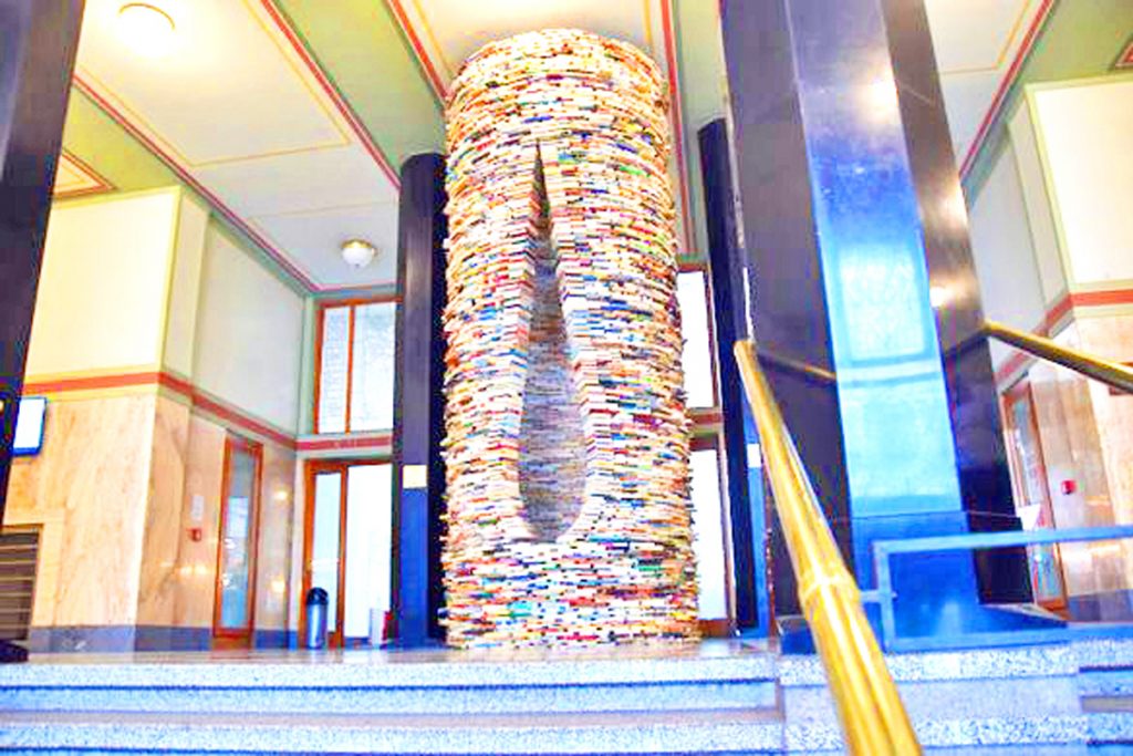 This tower is an architectural marvel