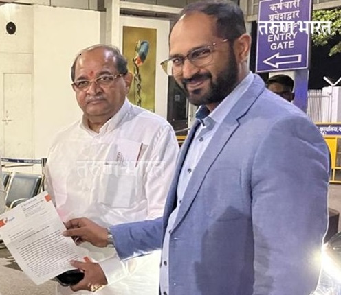 चंदगड तालुक्यातील हेरे सरंजाम जमिन शेतकऱ्यांच्या नावावर करा; गोकुळ संचालक डॉ. चेतन नरके यांची मागणी