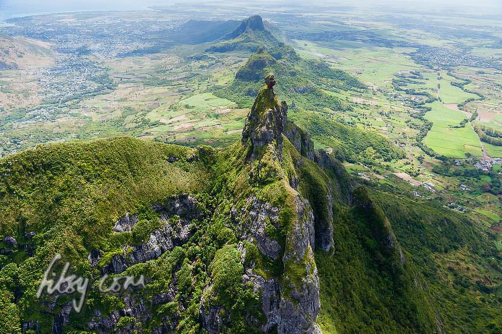 The most famous mountain in Mauritius