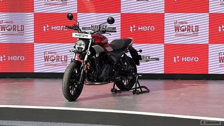 हिरोची शक्तिशाली दुचाकी मेव्हरीक लाँच Hero's powerful two-wheeler Maverick launched