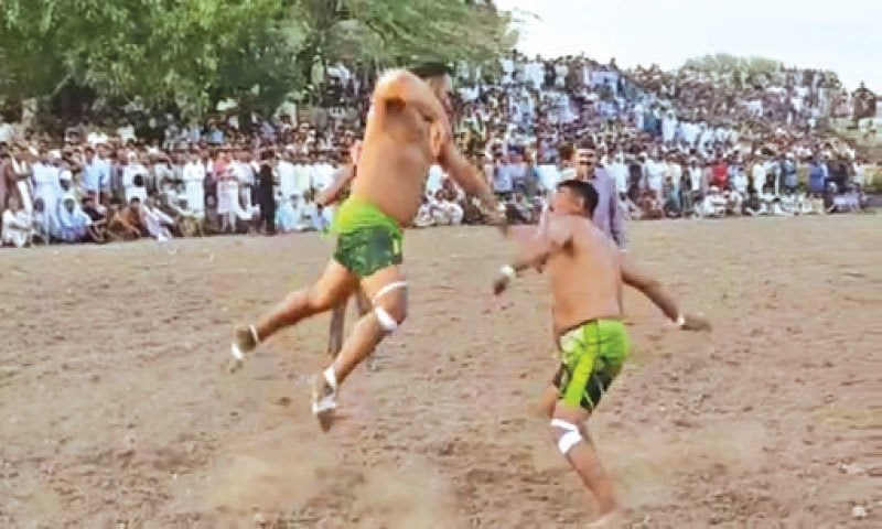 In Pakistan, strange kabaddi slaps make the cheeks swell