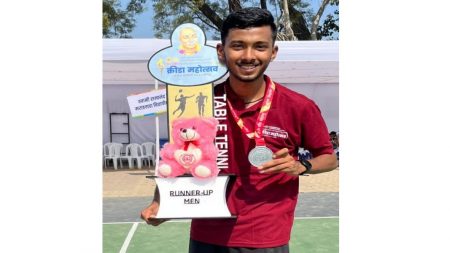 रजत तोरसकरला अश्वमेघ टेबल टेनिस स्पर्धेत रौप्य पदक