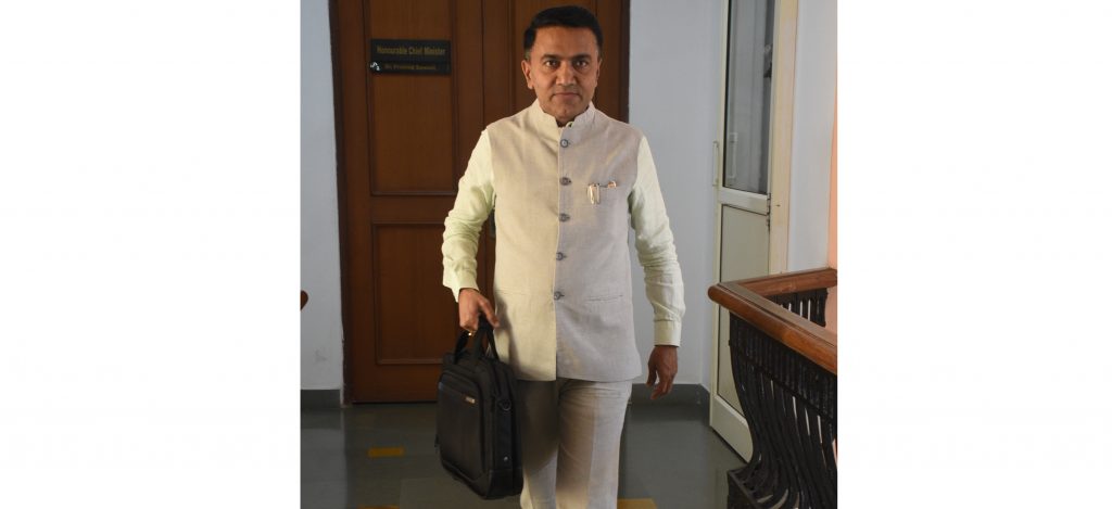 मुख्यमंत्र्यांची ‘विकसित गोवा’ची घोषणा Chief Minister's announcement of 'Developed Goa'