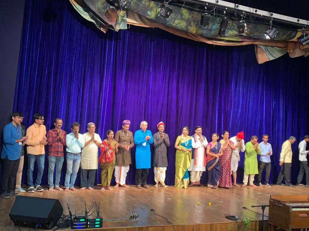 The audience is satisfied to see a great play!