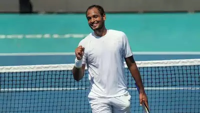 Ramkumar shocks Italy's number one player