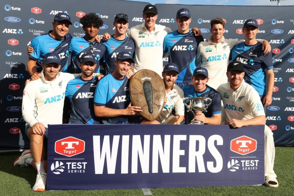 न्यूझीलंडचा द.आफ्रिकेवर पहिला मालिकाविजय New Zealand's first series win over South Africa
