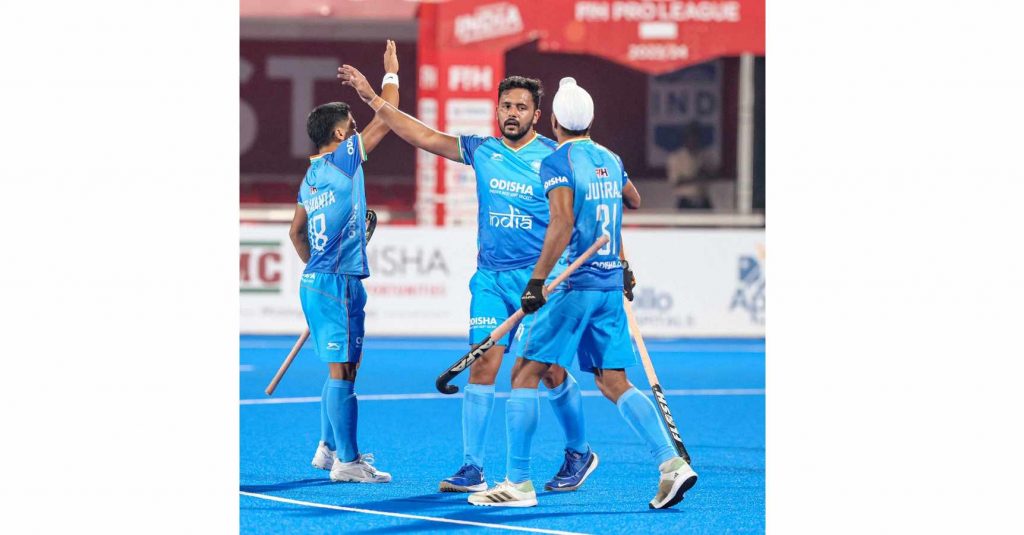 हॉकी प्रो लीग : भारताची स्पेनवर 4-1 ने मात Hockey Pro League: India beat Spain 4-1