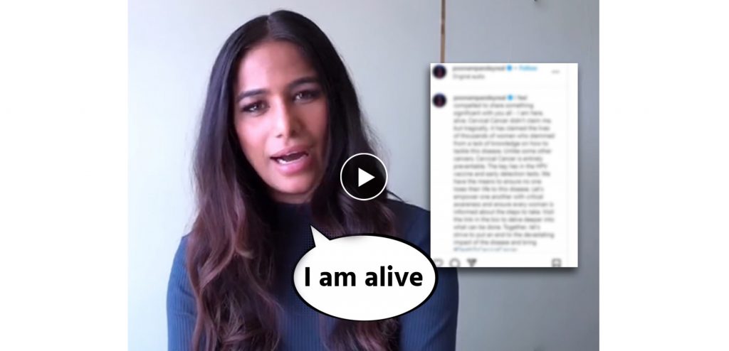 “मी जिवंत आहे”, नाट्यमय घडामोडींनंतर अखेर जगासमोर आली पूनम पांडे