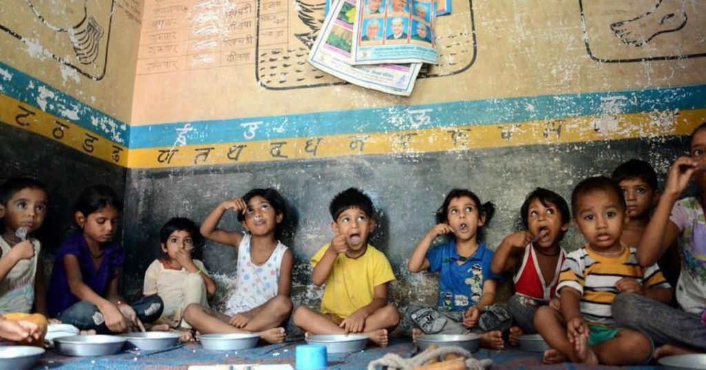 The question of food in Anganwadis is on the air