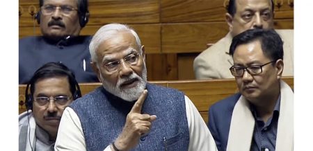 पंतप्रधानांनी फुंकले रणशिंग The Prime Minister blew the trumpet