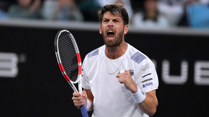 Cameron Norrie in the second round