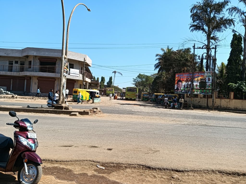 Need to build a road near Khanapur bus stand