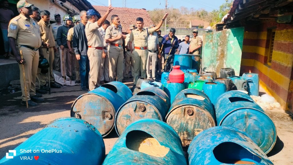 Raid on Gavathi liquor store