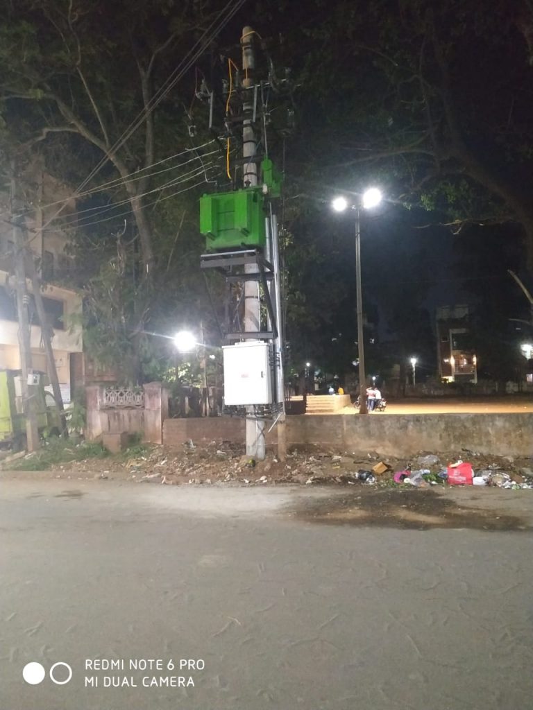 Mahadwar Road area was in darkness for two days