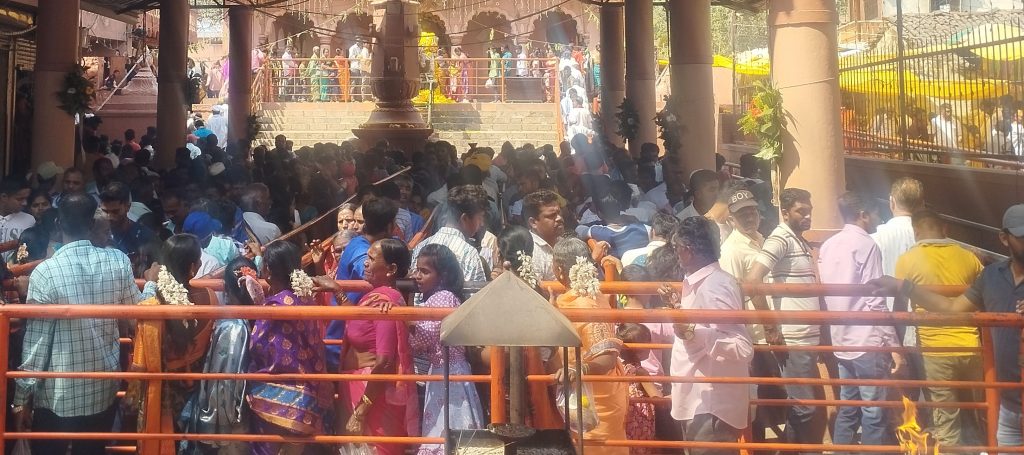 ‘चांगभलं’च्या गजरात भावेश्वरी यात्रेला प्रारंभ Bhaveshwari Yatra started with the sound of 'Changbhalam'