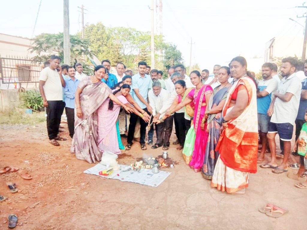 Commencement of Kadoli-Agasaga road work