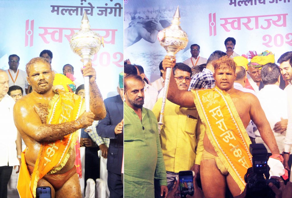 पृथ्वीराज, हर्षद सदगीर ‘स्वराज्य केसरी’चे मानकरी Prithviraj, Harshad Sadgir Mankari of 'Swarajya Kesari'