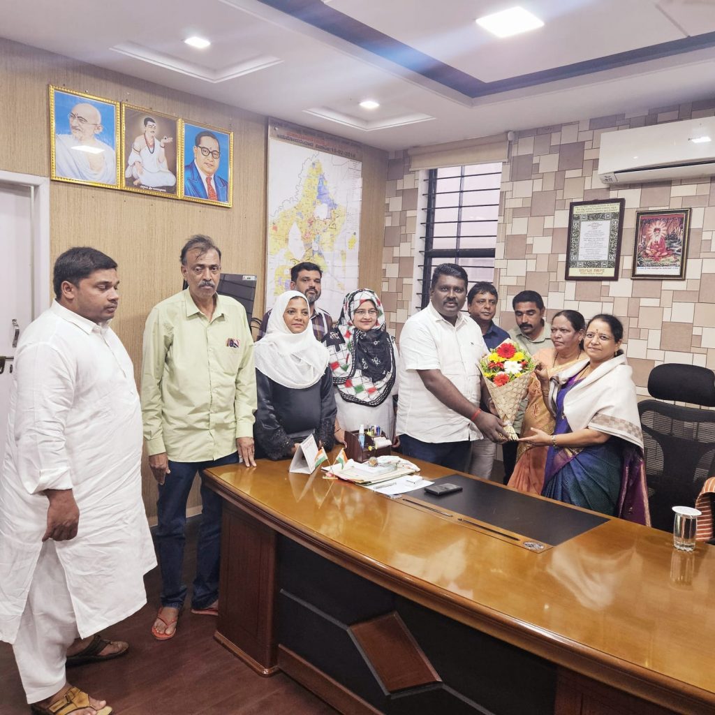 बेळगाव मनपा आयुक्तपदाच्या राजश्री जैनापुरे यांनी स्वीकारला पदभार Rajshree Jainapure of Belgaum City Corporation Commissioner assumed charge