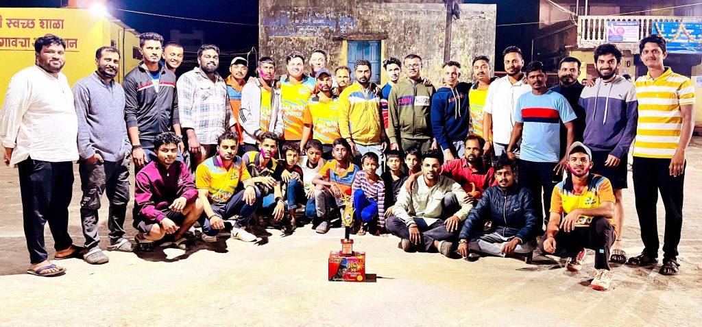 बसवन कुडची क्रिकेट स्पर्धेत साईराम स्पोर्ट्स विजेता Sairam Sports Winner in Basavan Kudchi Cricket Tournament