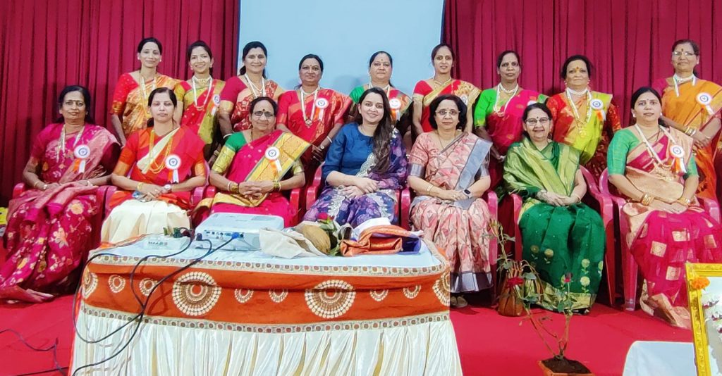 M.A. Samiti Mahila Aghadi meeting in excitement