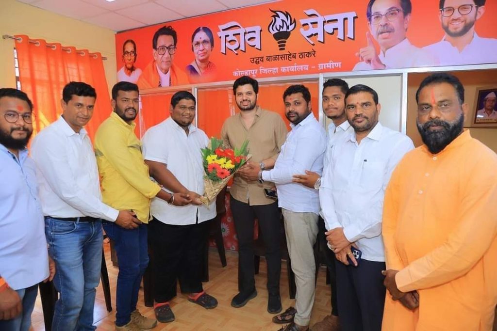 शुभम शेळके यांनी घेतली वरुण सरदेसाई यांची भेट Shubham Shelke met Varun Sardesai