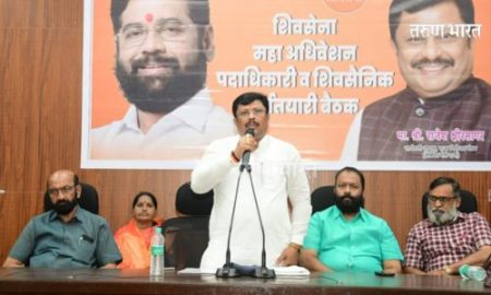 शिवसेनेचे राष्ट्रीय अधिवेशन 15 पासून कोल्हापुरात : मुख्यमंत्री एकनाथ शिंदे यांची 17 रोजी सभा ShivSena National Convention Kolhapur