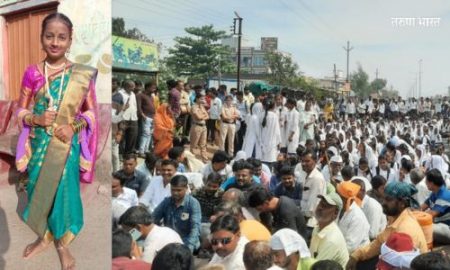 भरधाव टँकरने २ मुलींना चिरडले! येणेगूर येथील घटनेत एक मयत; एक गंभीर जखमी Solapur Yenegur Rushing tanker crushed girls