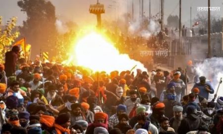 शेतकरी आंदोलन चिघळले! हरियाणा पोलिसांशी झालेल्या झटापटीत 24 वर्षीय आंदोलकाचा मृत्यु The farmers movement protester