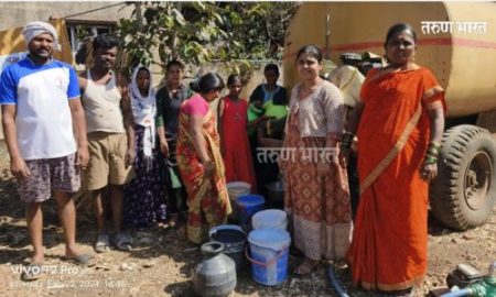 नागावात फेब्रुवारीपासूनच पाणीटंचाई! नागरिक देत आहेत भीषण संकटाला तोंड Nagao