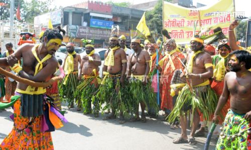 Solapur Massive march of OBC tehsil office