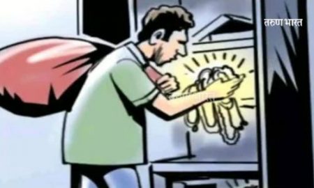 गोकुळ शिरगावातील श्रीकृष्ण मंदिरातील पैशाच्या दानपेटीची चोरी